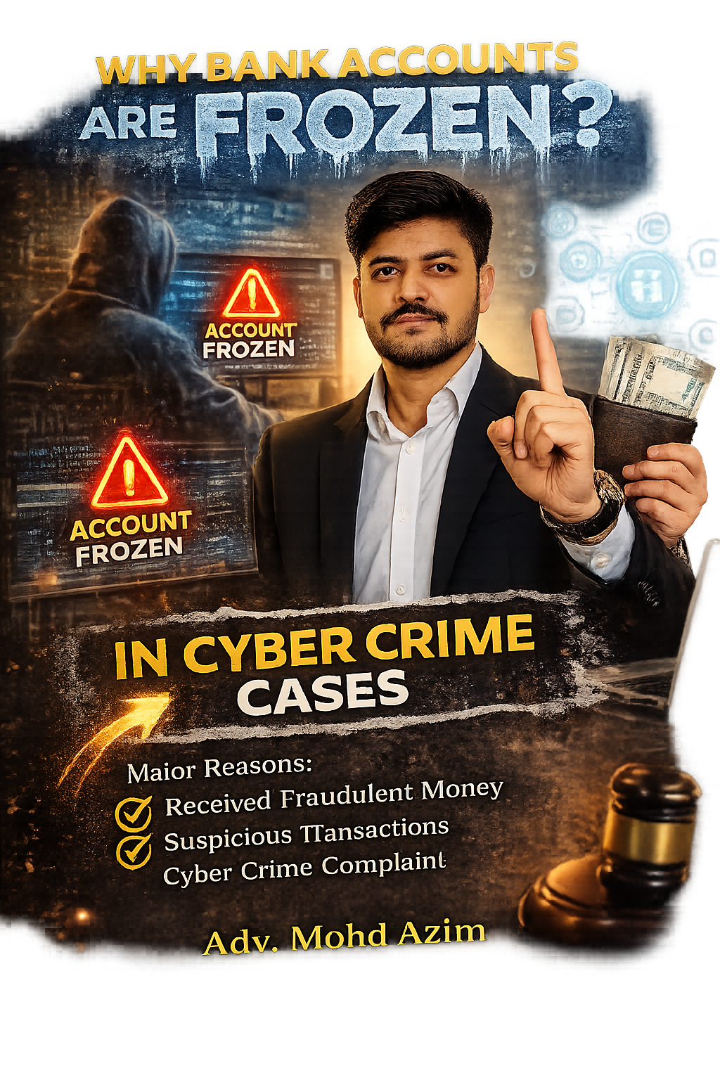 Why Bank Accounts Are Frozen in Cyber Crime Cases